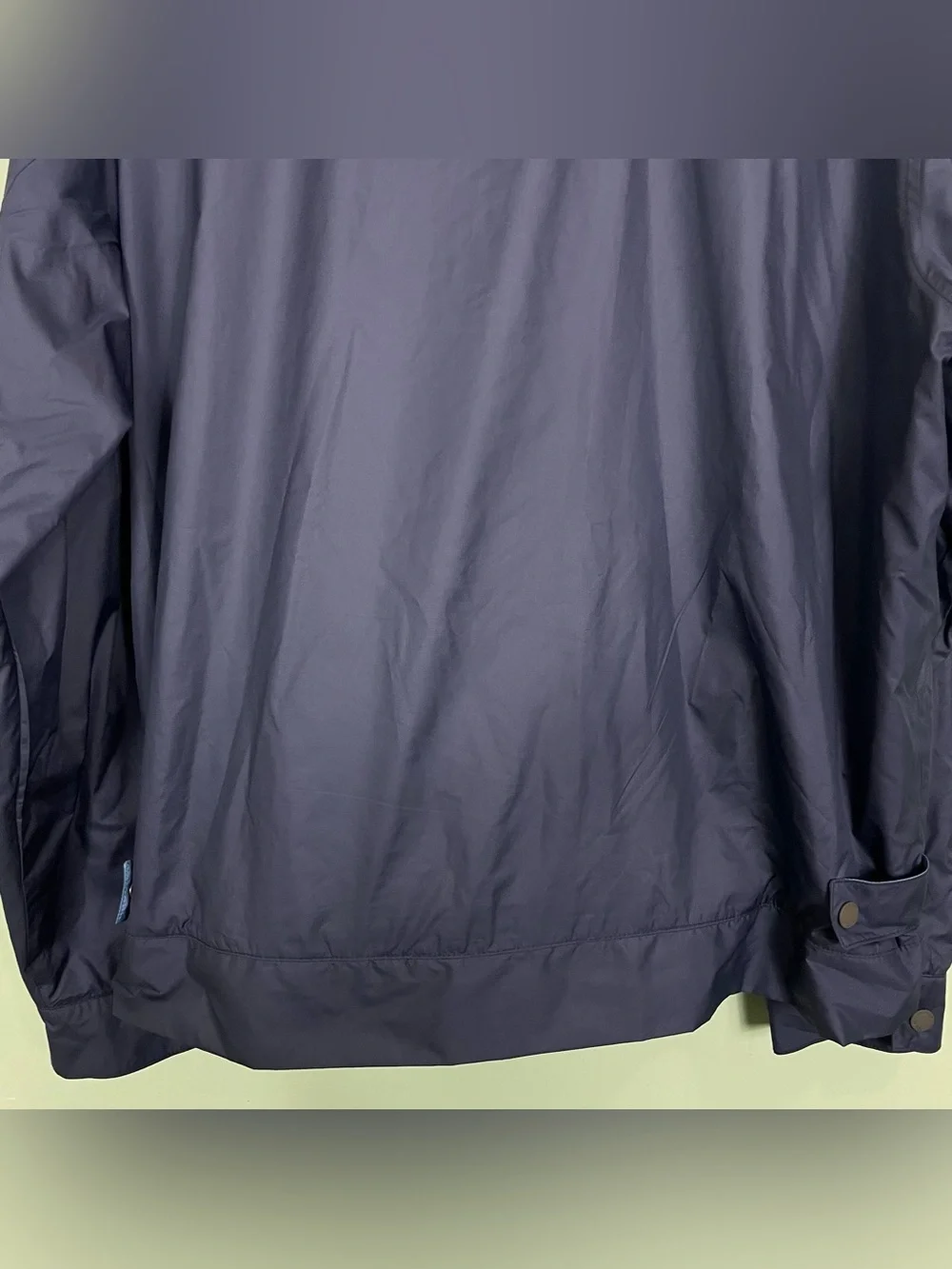 Peter Millar Wind Breaker Jacket Full Zip Navy Blue Men XL Lightweight‎